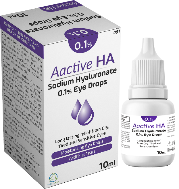 Aactive HA 0.1% Eye Drops