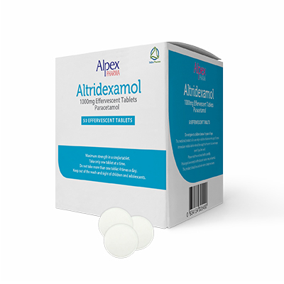 Altridexamol - 1000mg Effervescent Tablets Paracetamol