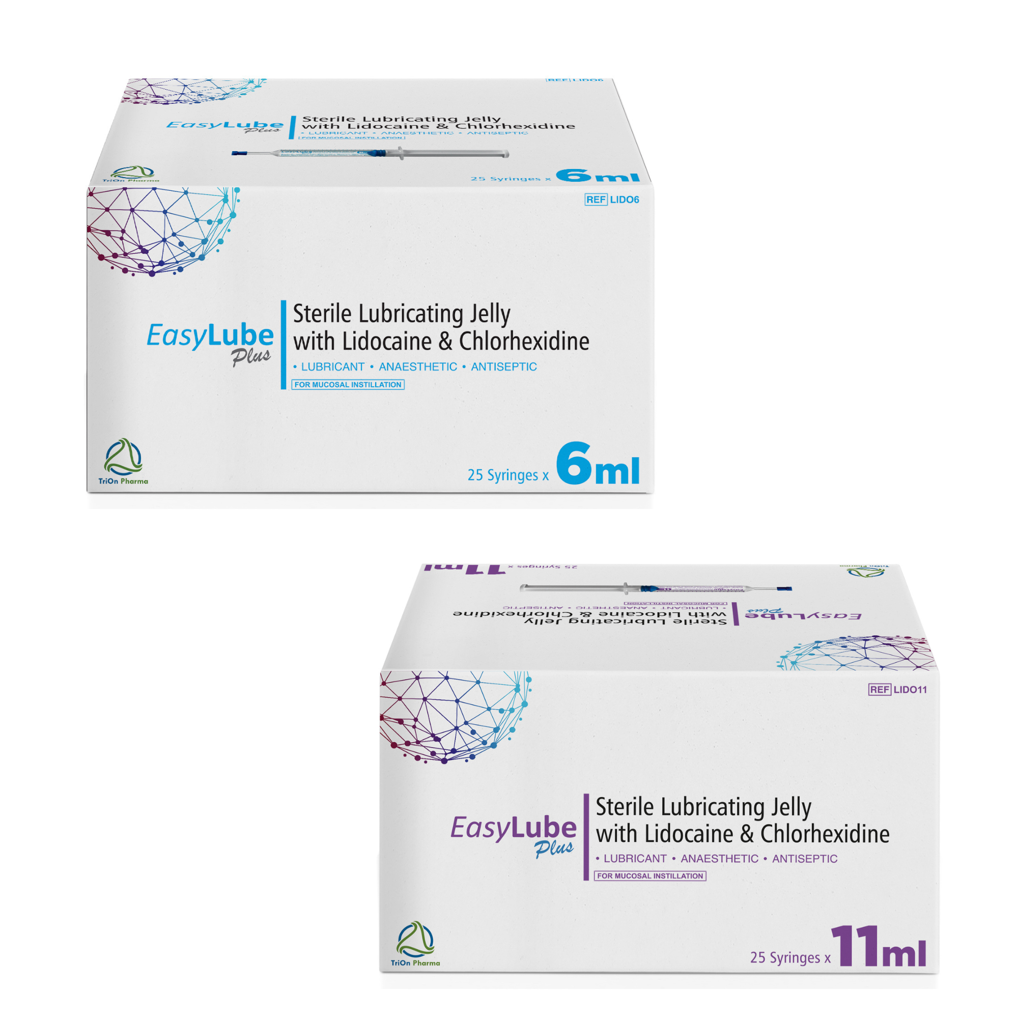 EasyLube Plus - with Lidocaine and Chlorhexidine Lubricating Jelly